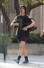 BILLIE EILISH Leaves a Gym Session in Los Angeles 08/01/2022