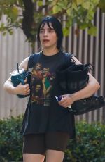BILLIE EILISH Leaves a Gym Session in Los Angeles 08/01/2022