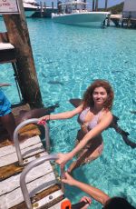 BLANCA BLANCO in Bikini at a Boat in Exuma Island in Bahamas 08/09/2022