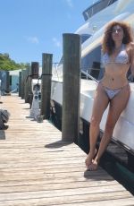 BLANCA BLANCO in Bikini at a Boat in Exuma Island in Bahamas 08/09/2022
