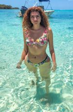 BLANCA BLANCO in Bikini at Famous Pig Beach in Bahamas 08/11/2022
