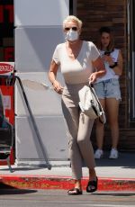 BRIGITTE NIELSEN Out for a Mani & Pedi in Los Angeles 08/01/2022