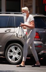 BRIGITTE NIELSEN Out for a Mani & Pedi in Los Angeles 08/01/2022