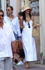 CAMILA MORRONE, LUCILA SOLA and NORA ARNEZEDE Out Shopping in St Tropez 08/18/2022