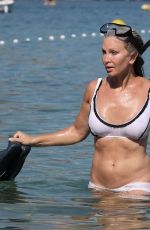 CAPRICE BOURRET in Bikini at a Beach in Ibiza 08/10/2022