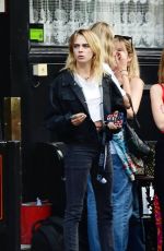 CARA DELEFINGNE Out with Friends at a Pub in Notting Hill 07/31/2022