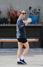 CARA SANTANA Arrives at a Gym in Los Angeles 08/05/2022