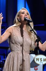 CARRIE UNDERWOOD Performs at Grand Ole Opry in Celebration of Barbara Mandrell
