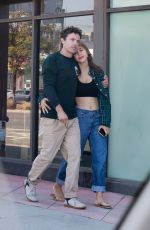 CAYLEE COWAN and Casey Affleck at Dunkin Donuts in Los Angeles 08/18/2022