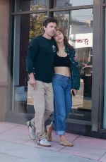 CAYLEE COWAN and Casey Affleck at Dunkin Donuts in Los Angeles 08/18/2022