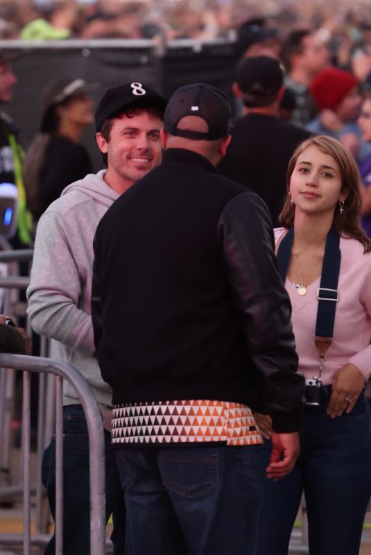 CAYLEE COWAN and Casey Affleck at Lands 2022 Music Festival in San Francisco 08/07/2022