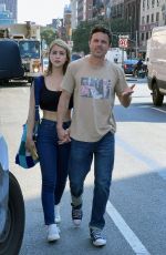 CAYLEE COWAN and Casey Affleck Out for Lunch in New York 08/29/2022