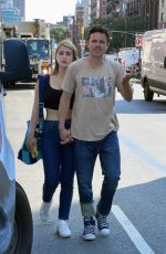 CAYLEE COWAN and Casey Affleck Out for Lunch in New York 08/29/2022