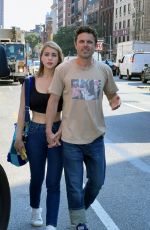 CAYLEE COWAN and Casey Affleck Out for Lunch in New York 08/29/2022