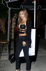 CHANTEL JEFFRIES Out for Dinner in West Hollywood 08/24/2022