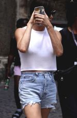 CHARLIZE THERON and UMA THURMAN on the Set of The Old Guard 2 in Rome 08/20/2022
