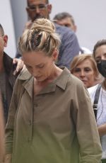 CHARLIZE THERON and UMA THURMAN on the Set of The Old Guard 2 in Rome 08/20/2022