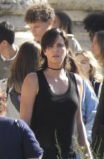 CHARLIZE THERON and UMA THURMAN on the Set of The Old Guard 2 in Rome 08/20/2022