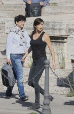 CHARLIZE THERON on the Set of The Old Guard 2 in Rome 08/20/2022