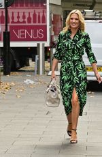 CHARLOTTE HAWKINS Arrives at Classic FM Radio in London 08/17/2022