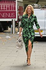 CHARLOTTE HAWKINS Arrives at Classic FM Radio in London 08/17/2022