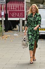 CHARLOTTE HAWKINS Arrives at Classic FM Radio in London 08/17/2022