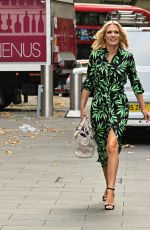 CHARLOTTE HAWKINS Arrives at Classic FM Radio in London 08/17/2022