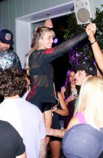 CHARLY JORDAN Night Out in Los Angeles 08/27/2022