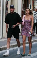 CHLOE LECAREUX Out with Her Boyfriend in Saint Tropez 08/27/2022