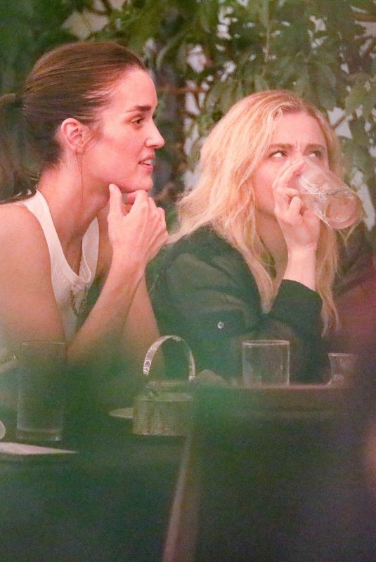 CHLOE MORETZ on Double Date with KATE HARRSION at Giorgio Baldi in Santa Monica 08/01/2022