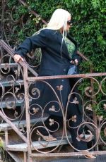 CHRISTINA AGUILERA and Mathew Rutler Out Dinner Date in Brentwood 08/14/2022