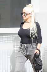 CHRISTINA AGUILERA and Matthew Rutler Out on Their Holiday in France 08/01/2022