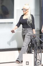 CHRISTINA AGUILERA and Matthew Rutler Out on Their Holiday in France 08/01/2022