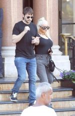 CHRISTINA AGUILERA and Matthew Rutler Out on Their Holiday in France 08/01/2022