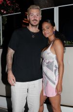 CHRISTINA MILIAN and Matt Pokora Night Out in Saint Tropez 07/31/2022