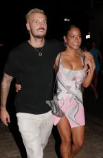 CHRISTINA MILIAN and Matt Pokora Night Out in Saint Tropez 07/31/2022