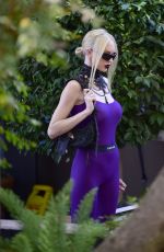 CHRISTINE QUINN Out Shopping at Sephora in Los Angeles 08/15/2022