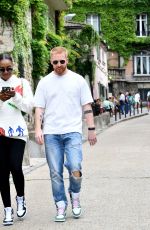 CHYNA MILLS Out ad About in Paris 08/21/2022