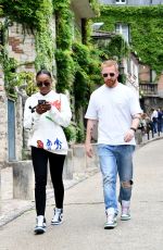 CHYNA MILLS Out ad About in Paris 08/21/2022