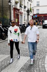 CHYNA MILLS Out ad About in Paris 08/21/2022