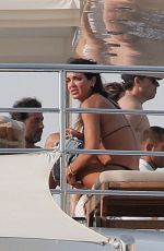 CINTHYA MARQUES Arrives at Harbor of Saint Tropez 08/08/2022