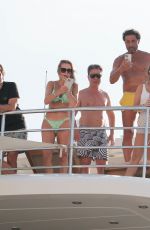 CINTHYA MARQUES Arrives at Harbor of Saint Tropez 08/08/2022