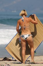 CLAIRE DANES Out in Bikini in Malibu Beach 08/03/2022