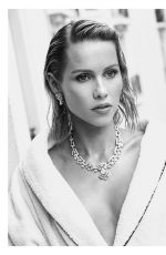 CLAIRE HOLT at a Black and White Photoshoot, May 2022