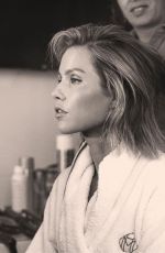 CLAIRE HOLT at a Black and White Photoshoot, May 2022