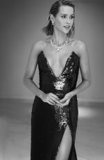 CLAIRE HOLT at a Black and White Photoshoot, May 2022