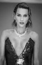 CLAIRE HOLT at a Black and White Photoshoot, May 2022