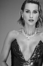 CLAIRE HOLT at a Black and White Photoshoot, May 2022