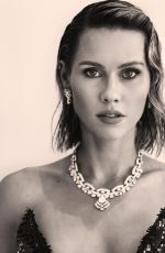 CLAIRE HOLT at a Black and White Photoshoot, May 2022