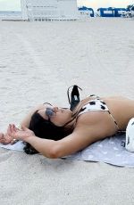 CLAUDIA ROMANI in Bikini at Miami Beach 08/22/2022